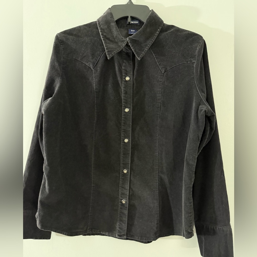 GAP Charcoal Corduroy Shirt